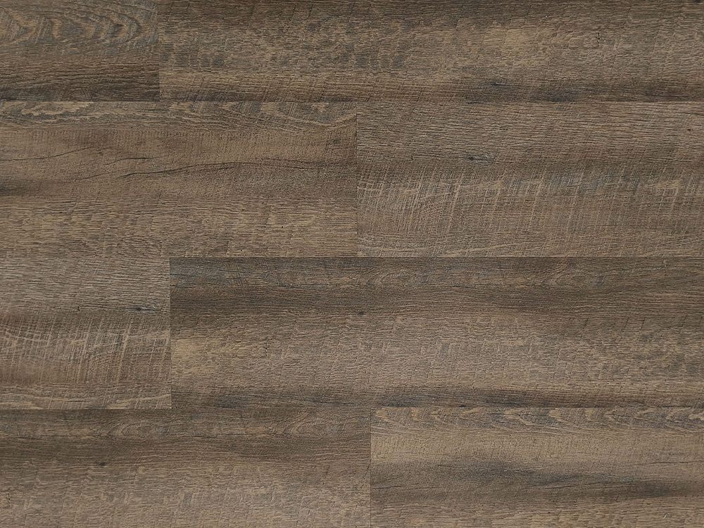 WPC Flooring Dark Brown Wood Grain 9×48