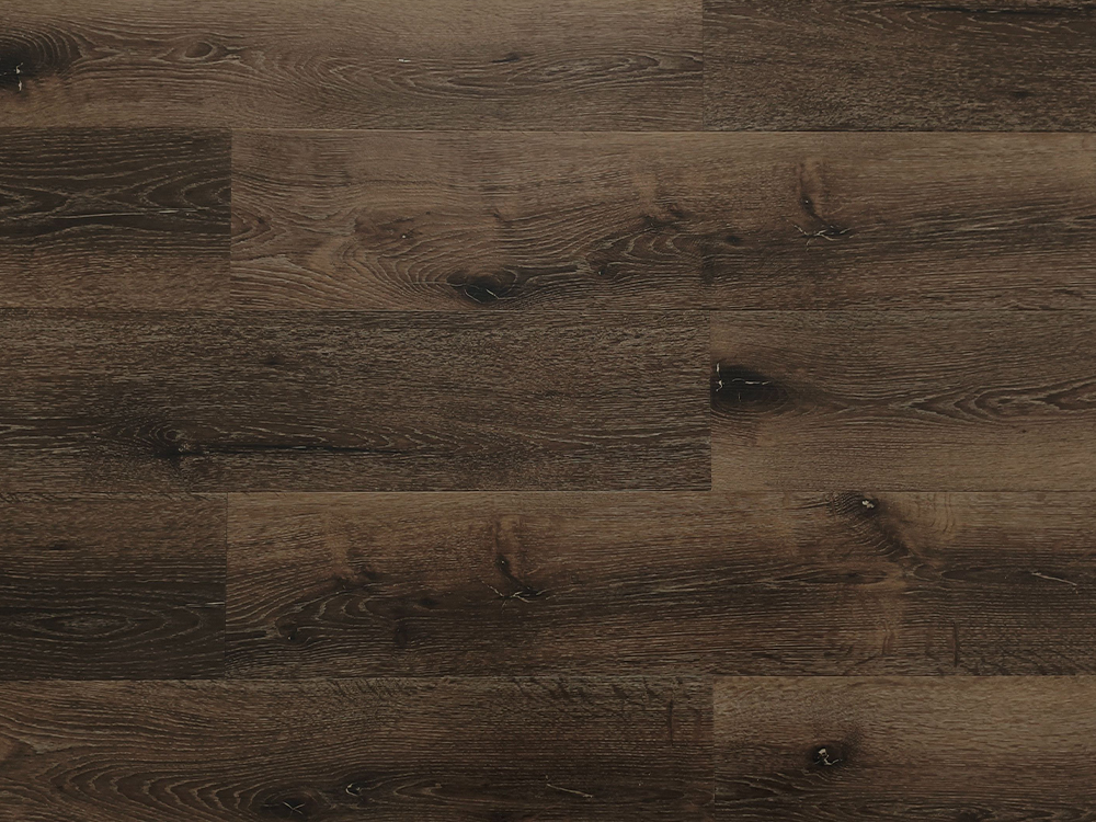 WPC Flooring Dark Brown Wood Grain 7×48