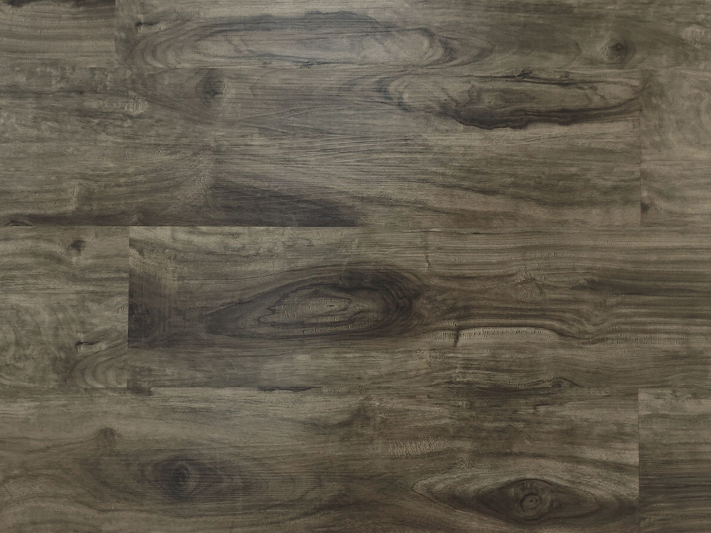 WPC Flooring Dark Grey Wood Grain 7×48